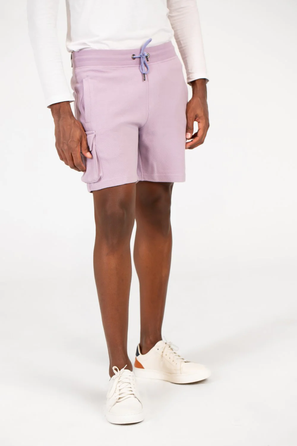 Men's Melton Elastic Waistband Side Pockets Short - Image 15