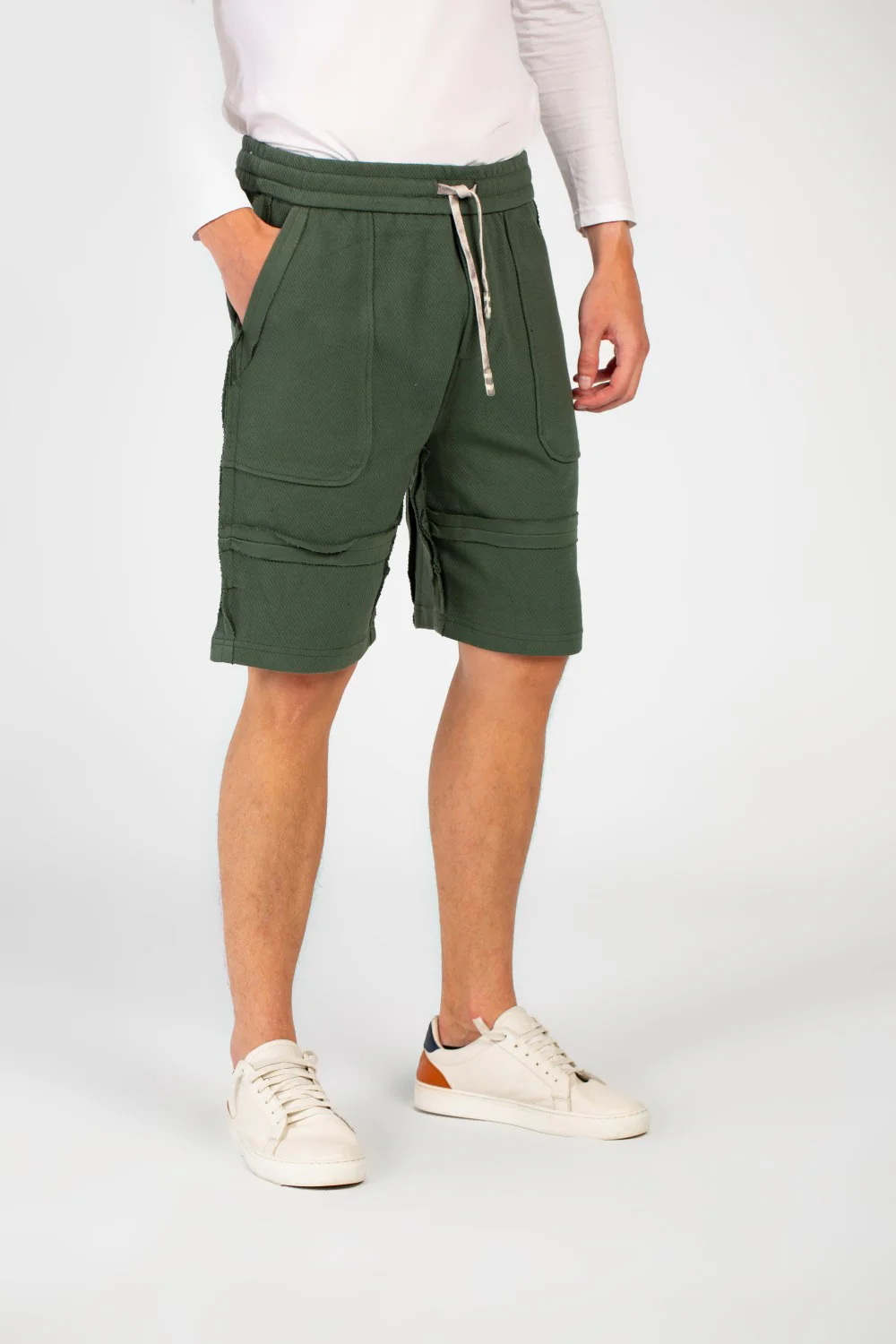 Men's Melton Modern Cut Short With Elastic Waistband And Pockets - Image 11