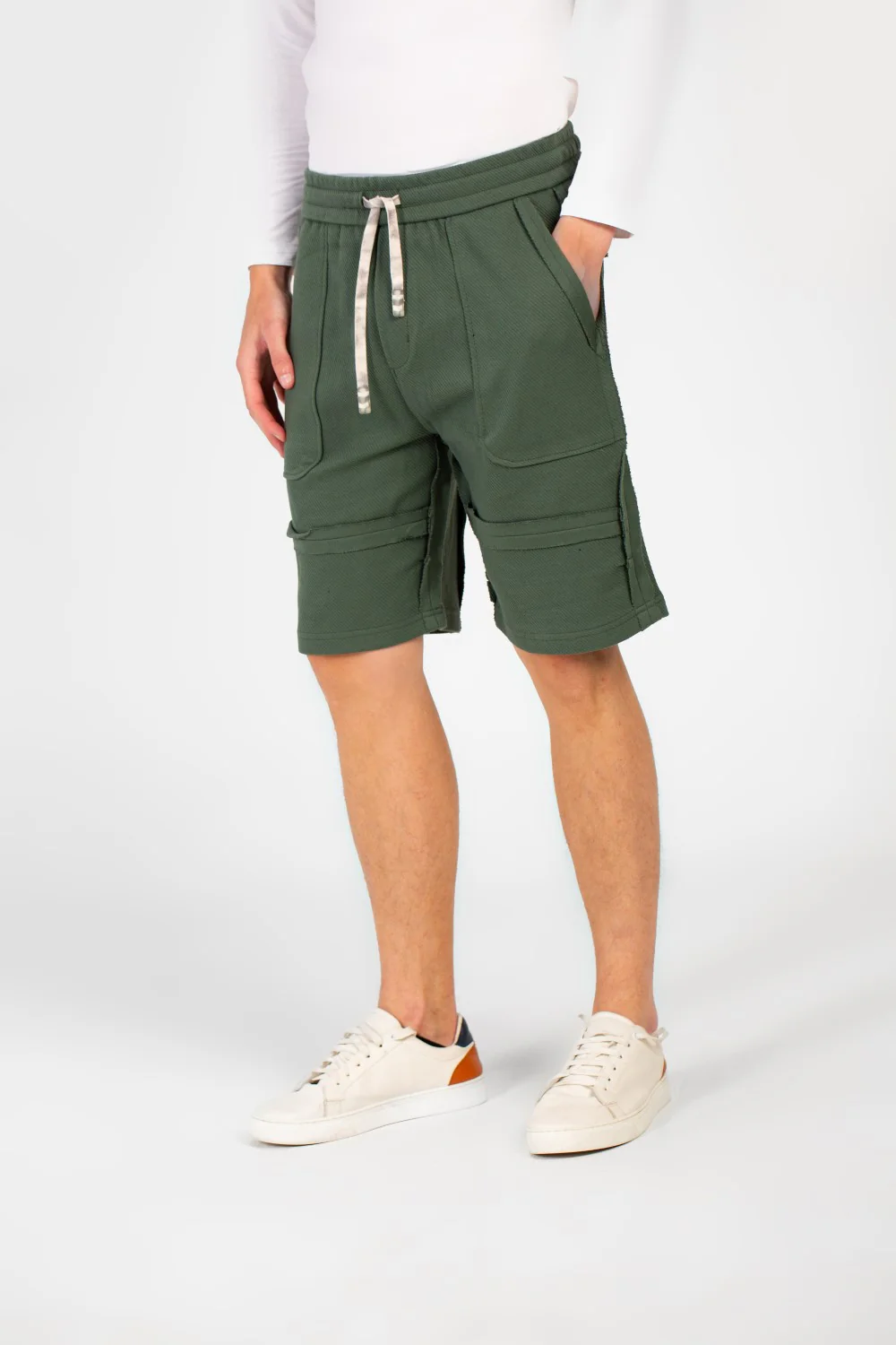 Men's Melton Modern Cut Short With Elastic Waistband And Pockets - Image 12