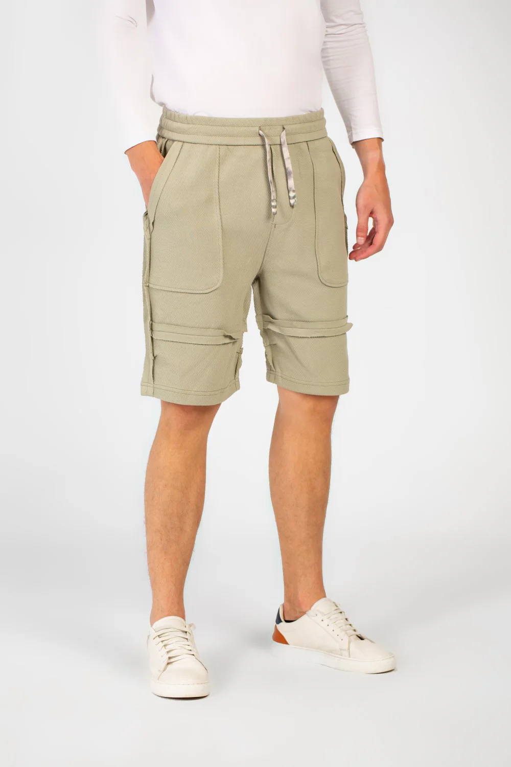 Men's Melton Modern Cut Short With Elastic Waistband And Pockets - Image 15