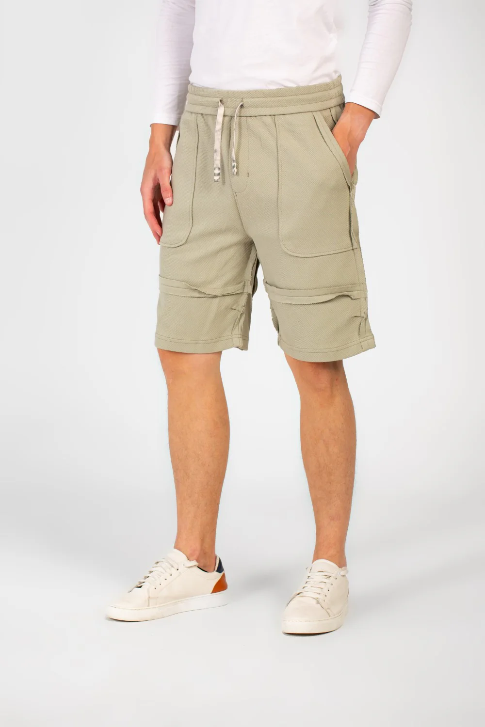 Men's Melton Modern Cut Short With Elastic Waistband And Pockets - Image 16
