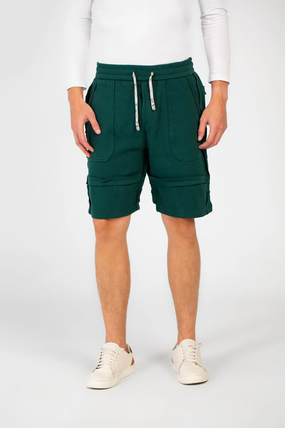 Men's Melton Modern Cut Short With Elastic Waistband And Pockets - Image 17