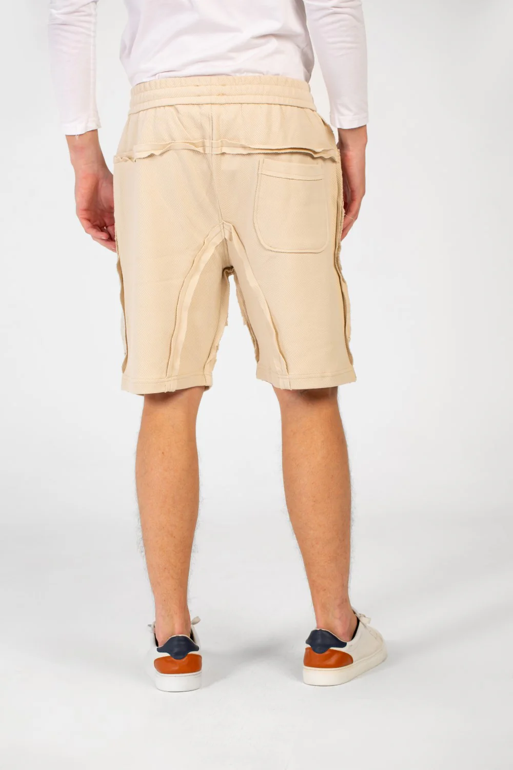 Men's Melton Modern Cut Short With Elastic Waistband And Pockets - Image 2