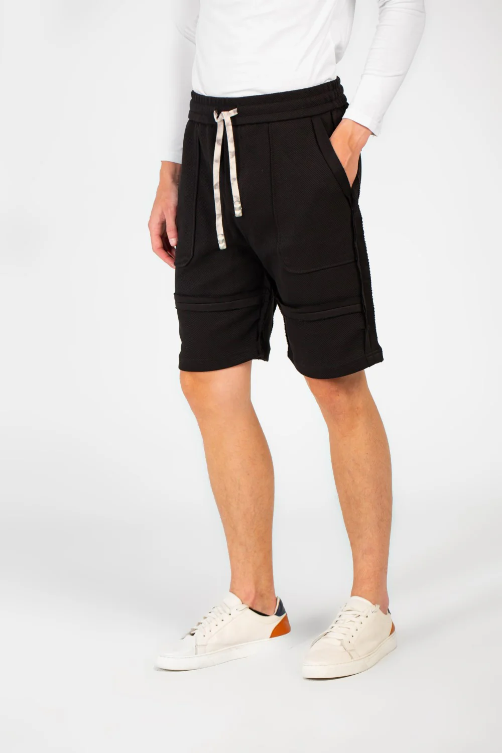 Men's Melton Modern Cut Short With Elastic Waistband And Pockets - Image 8