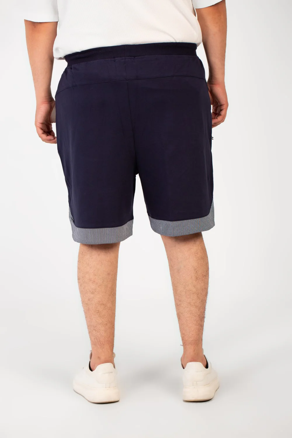 Men's Milton Basic Big Size Short Modern Design With A Side Text Print - Image 10