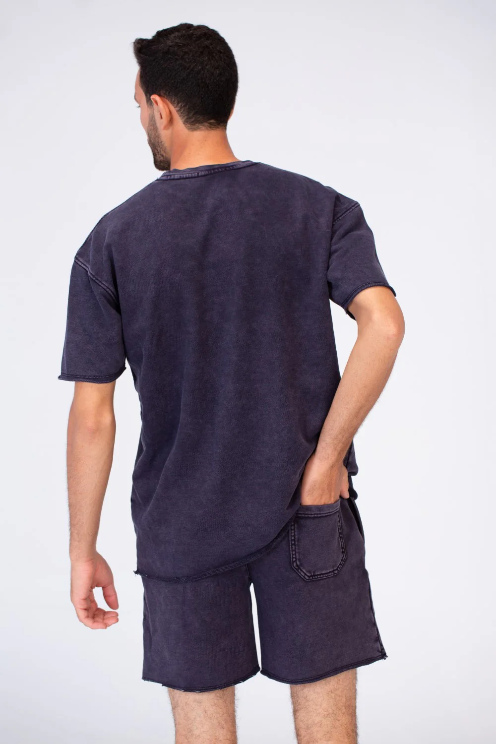 Mens Milton Casual Oversize T-shirt In Breathable Fabric - Image 5
