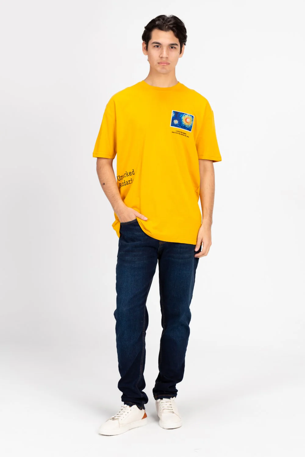 Men's Milton Crew Neck Oversize T-Shirt - Image 12