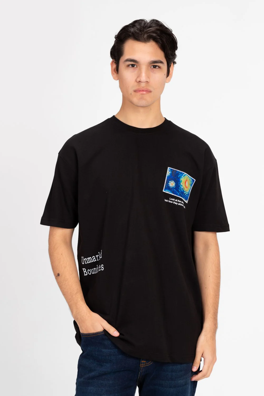 Men's Milton Crew Neck Oversize T-Shirt - Image 5
