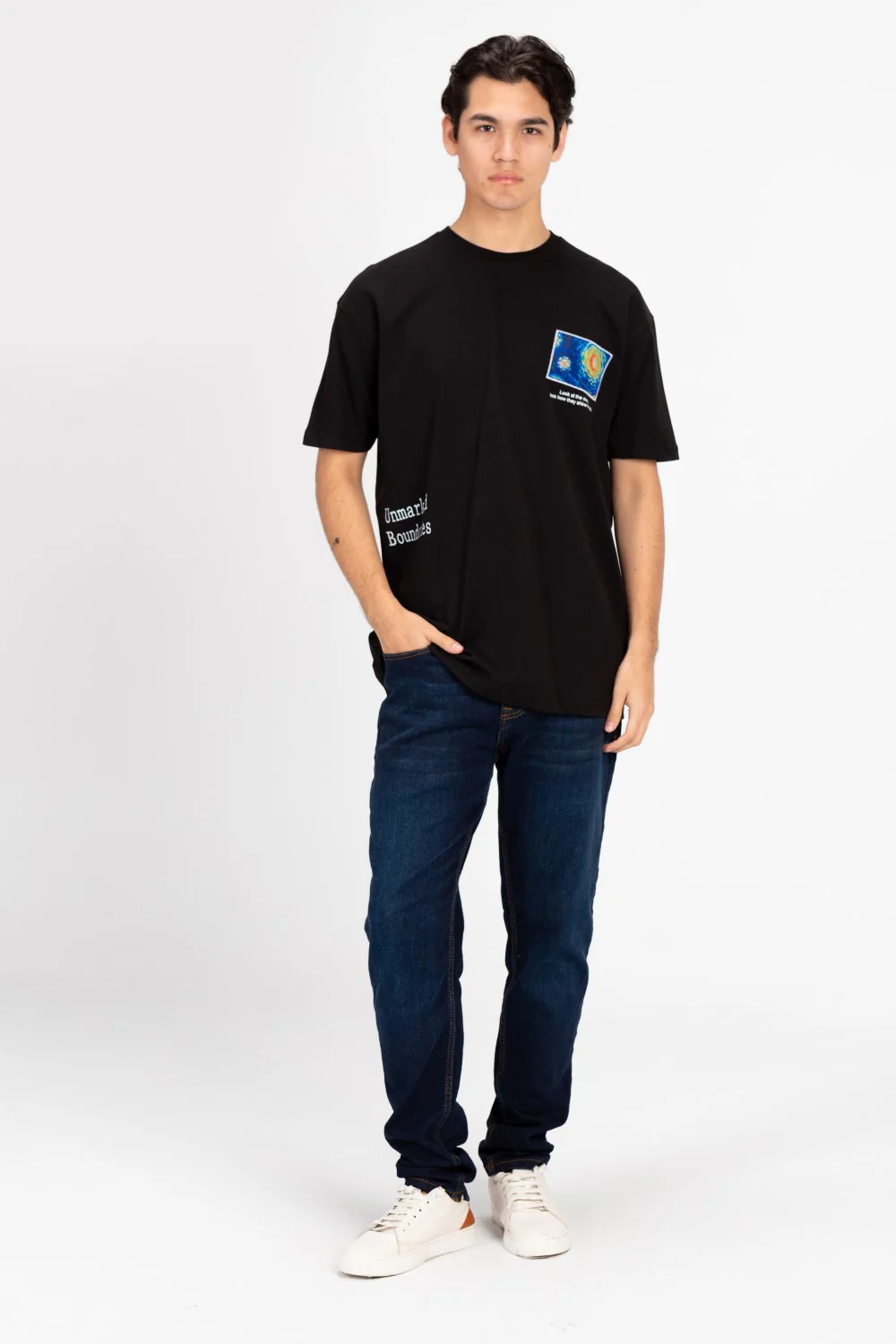 Men's Milton Crew Neck Oversize T-Shirt - Image 8