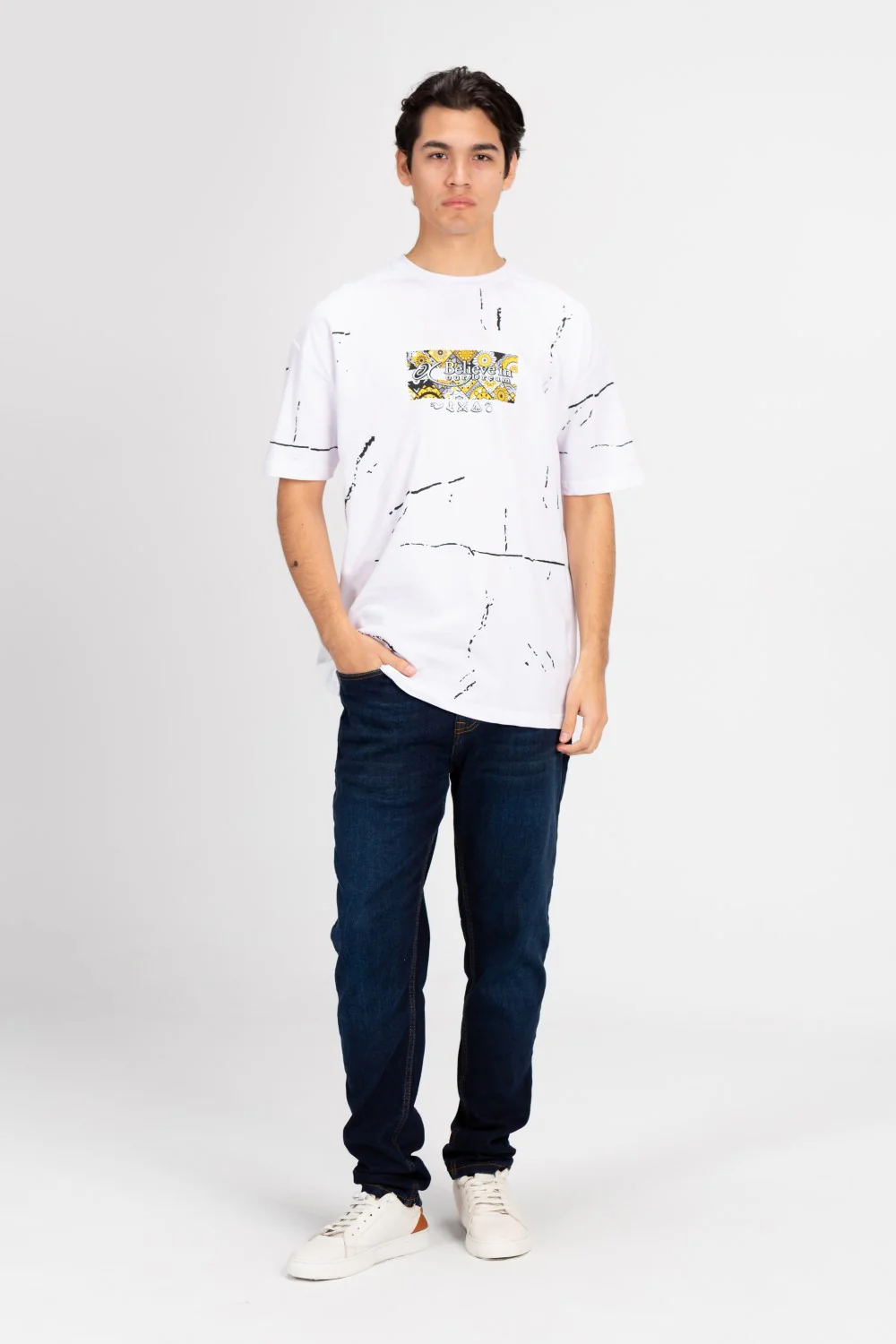 Men's Milton Oversized Printed T-Shirt - Image 12