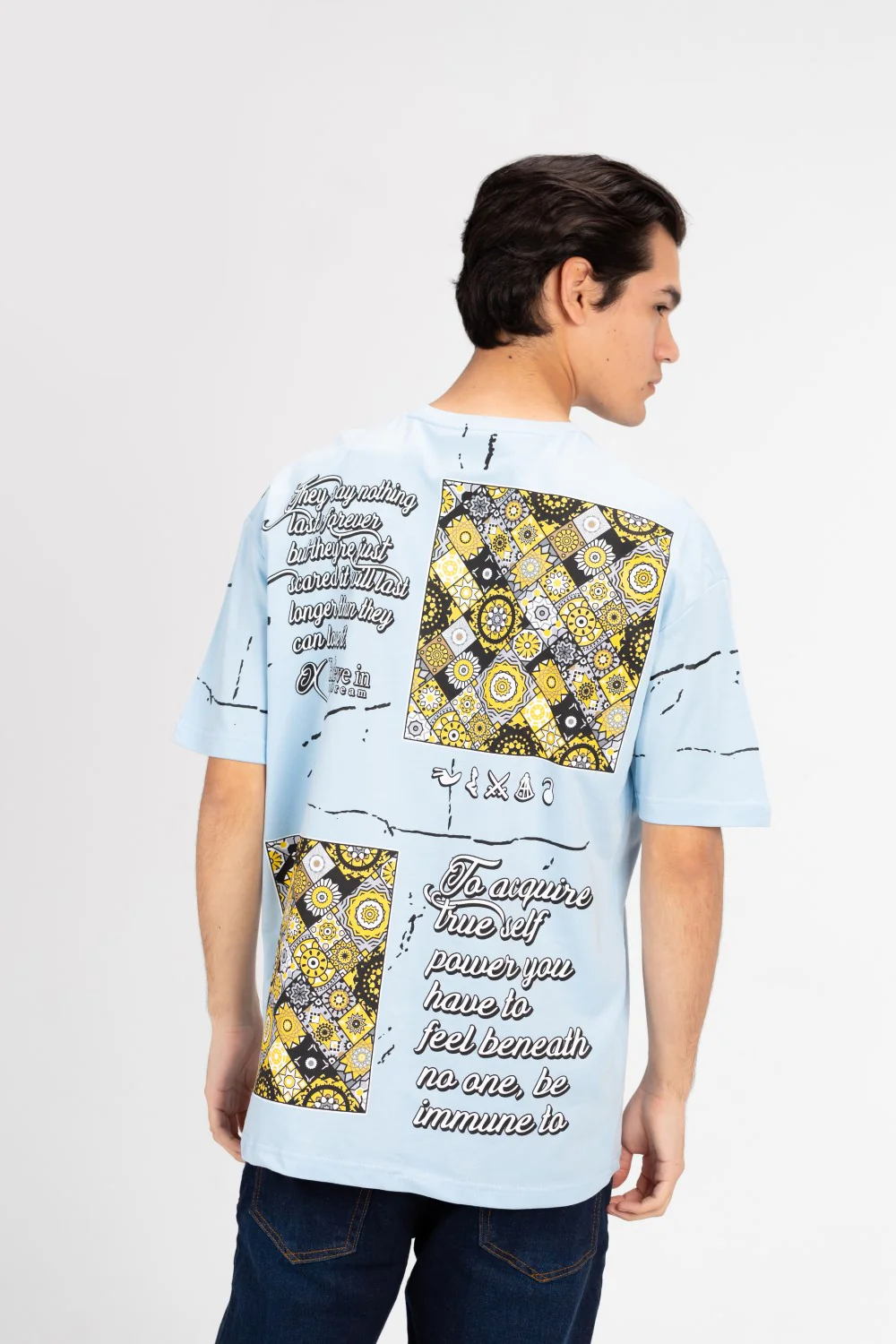 Men's Milton Oversized Printed T-Shirt - Image 6