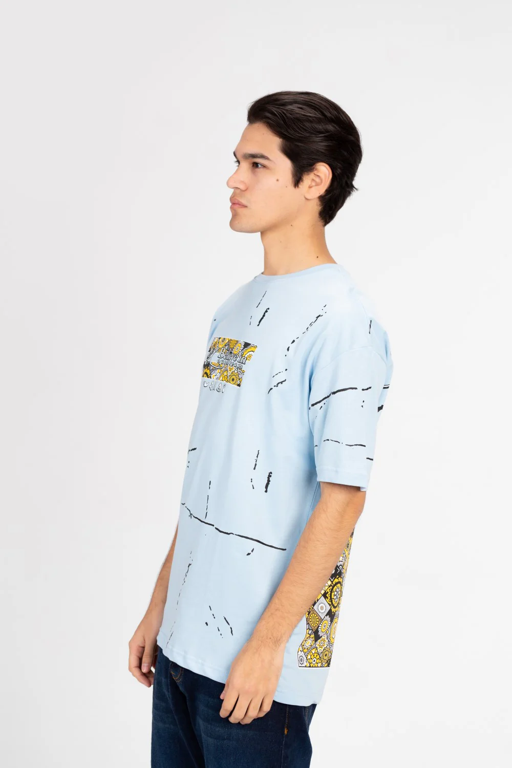 Men's Milton Oversized Printed T-Shirt - Image 7