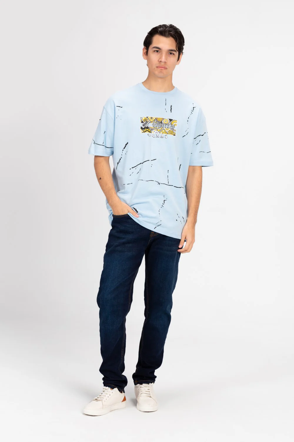 Men's Milton Oversized Printed T-Shirt - Image 8