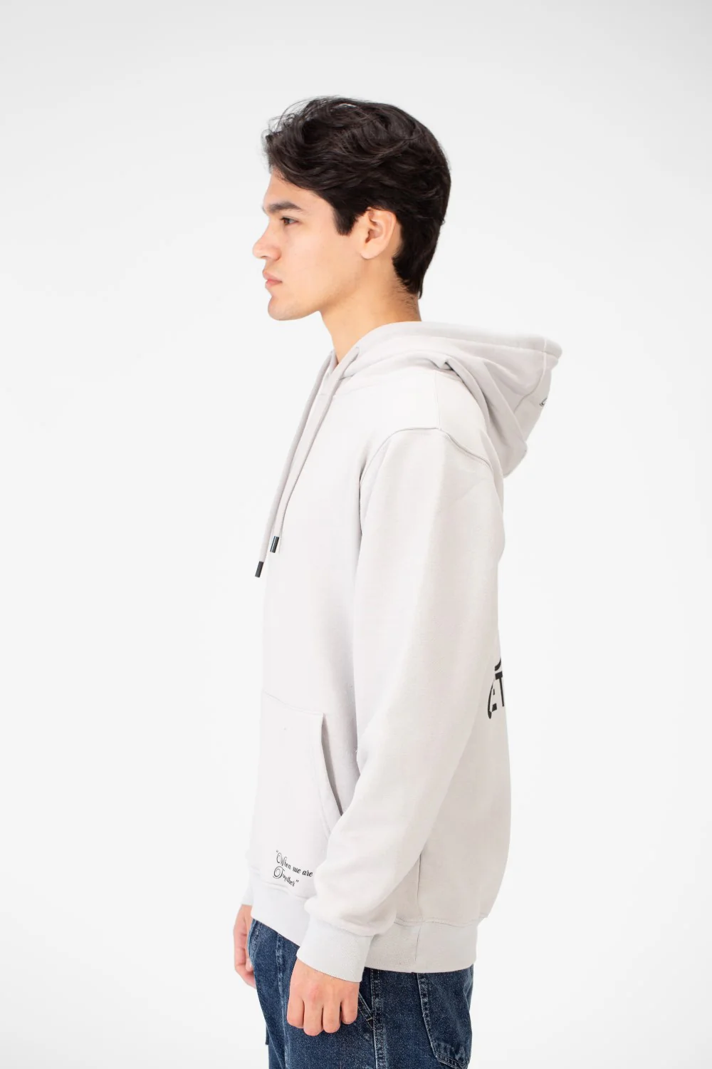Men's Milton Printed Hoodie Sweatshirt - Image 3