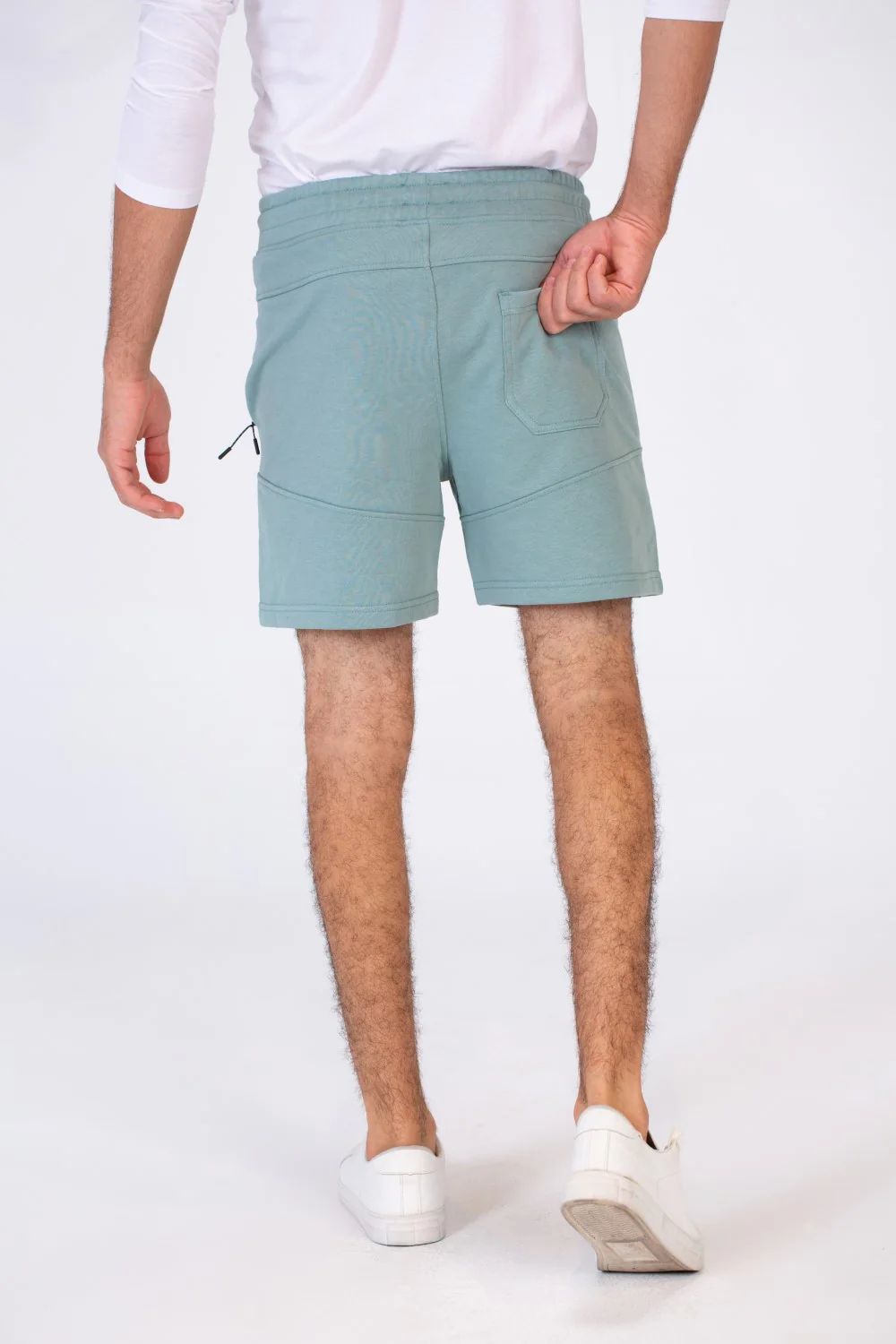 Mens Milton Shorts With Side Pockets And Elastic Waist - Image 11