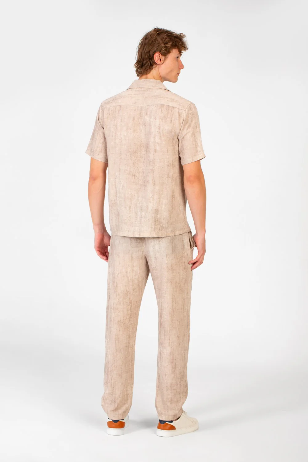 Men's Modern Linen Slim Fit Outfit Set - Image 2