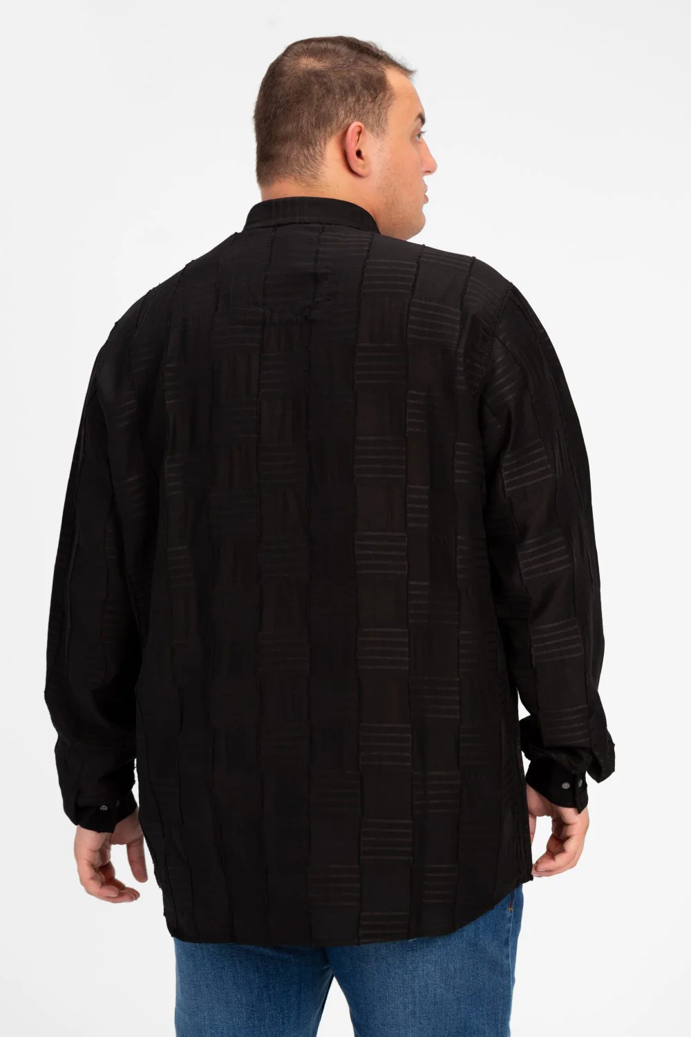 Men's Big Size Modern Oversized Long Sleeve Shirt - Image 2
