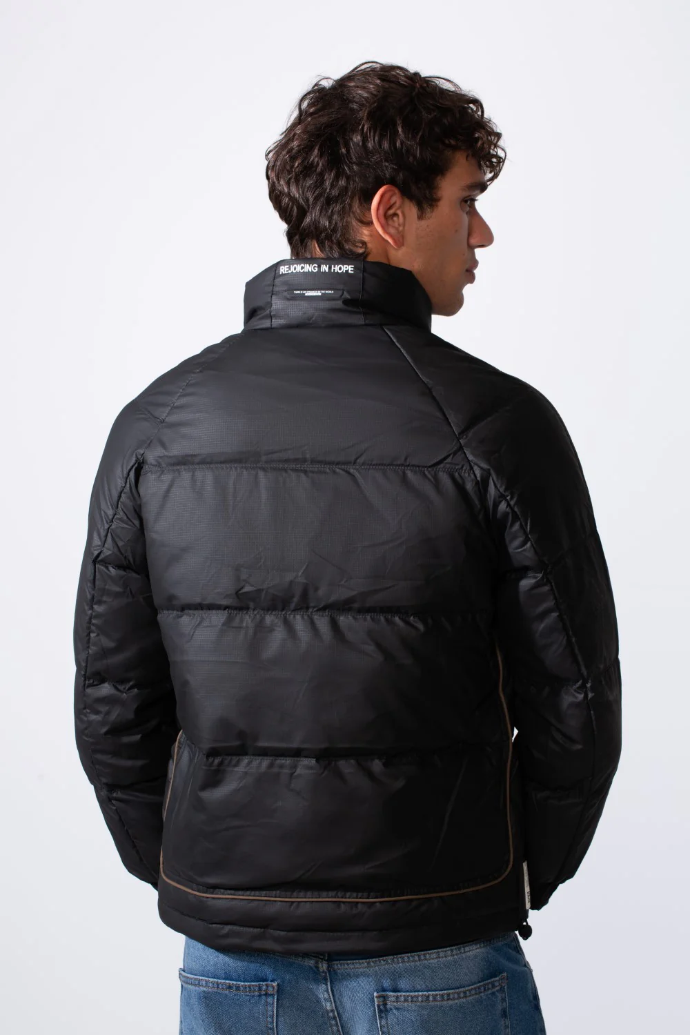 Men's Modern Panelled Waterproof Jacket - Image 6