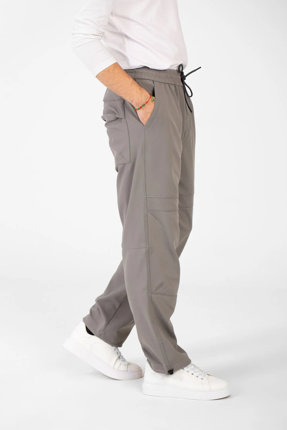 Men's Modern Sweatpants With Drawstring Waist - Image 11