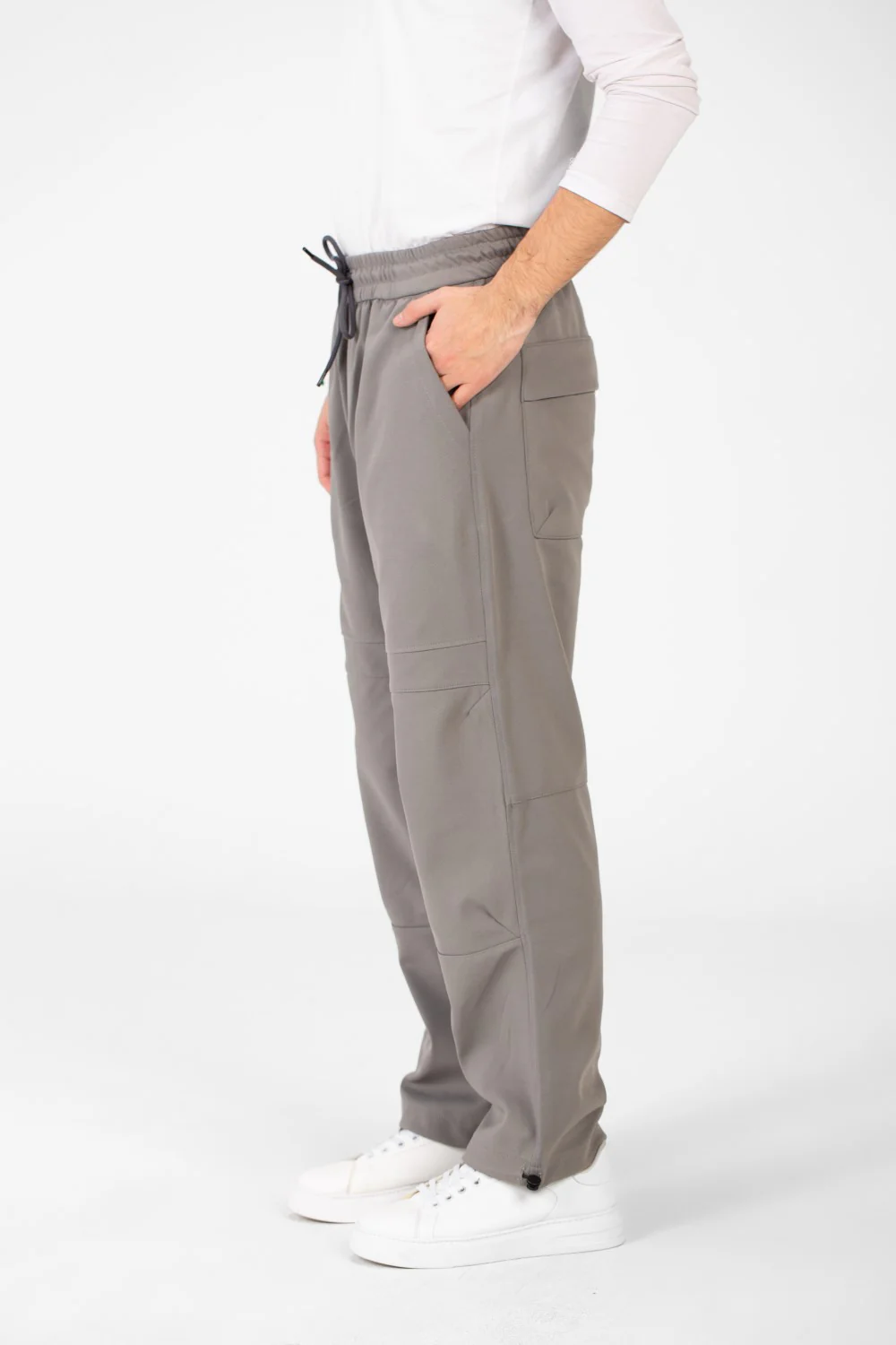 Men's Modern Sweatpants With Drawstring Waist - Image 12