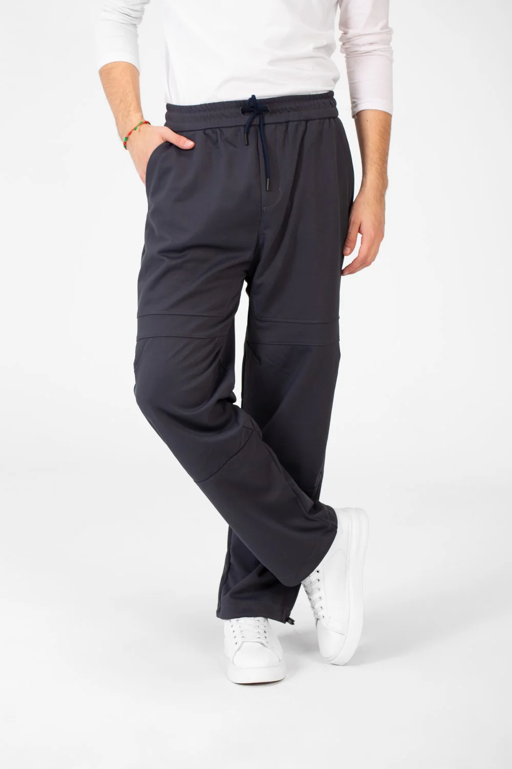 Men's Modern Sweatpants With Drawstring Waist - Image 13