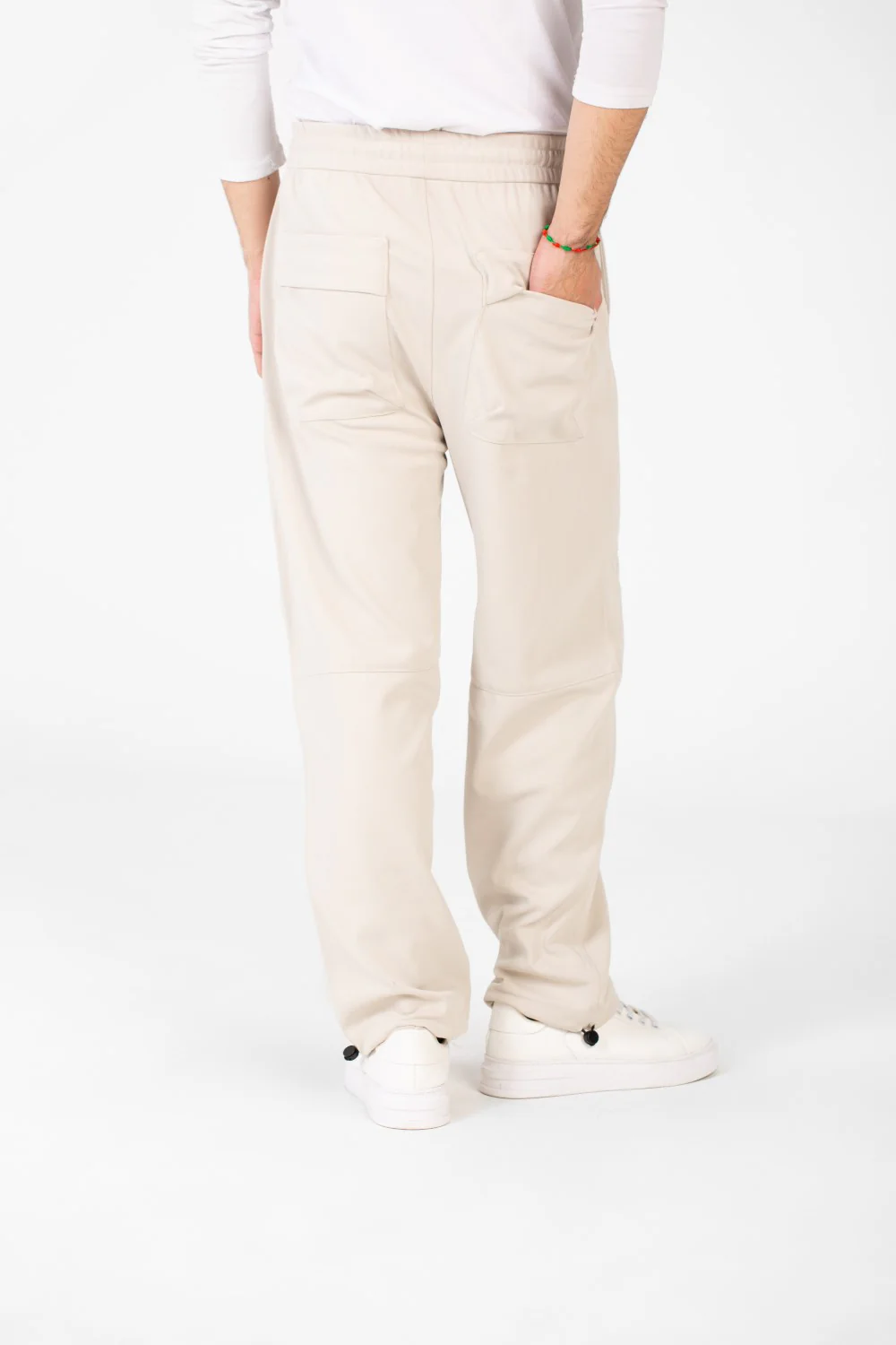 Men's Modern Sweatpants With Drawstring Waist - Image 2