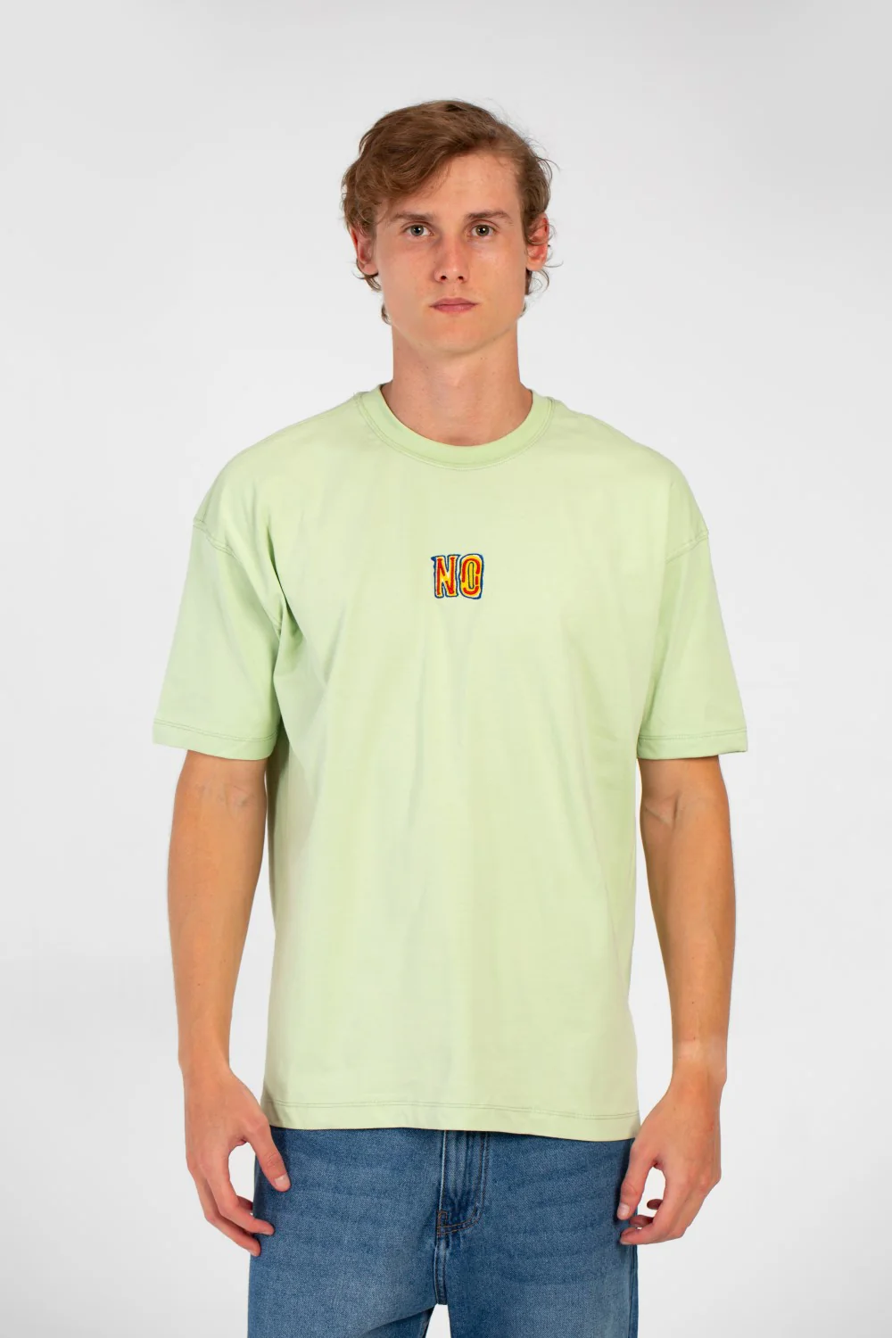 Men's No Print Regular Fit Short Sleeve Crew Neck T-Shirt - Image 5