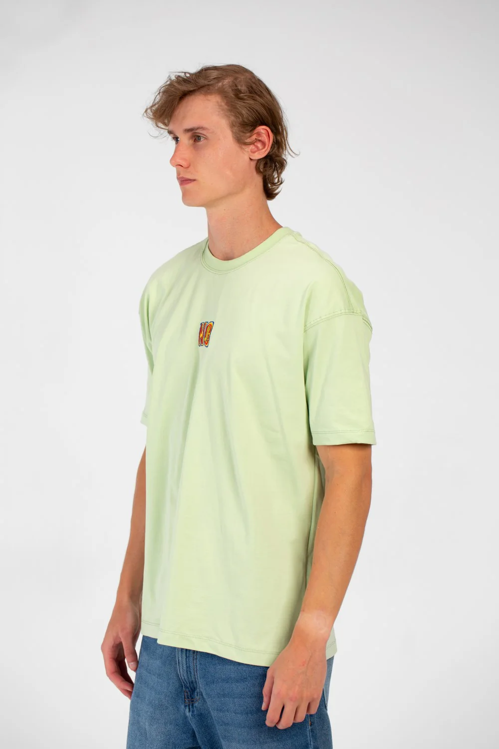 Men's No Print Regular Fit Short Sleeve Crew Neck T-Shirt - Image 7