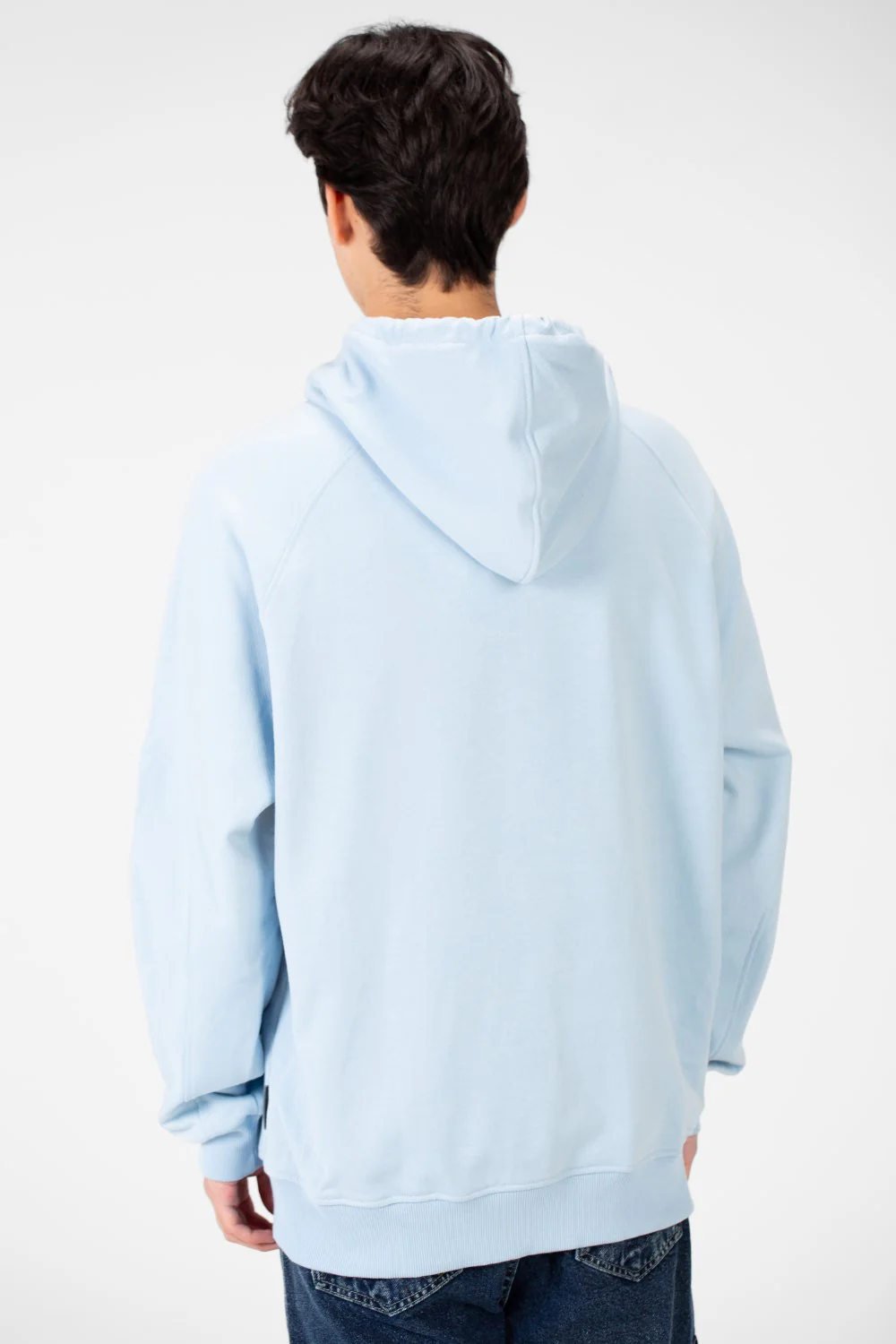 Men's Oversize Hooded Sweatshirt With Full Zipper - Image 6