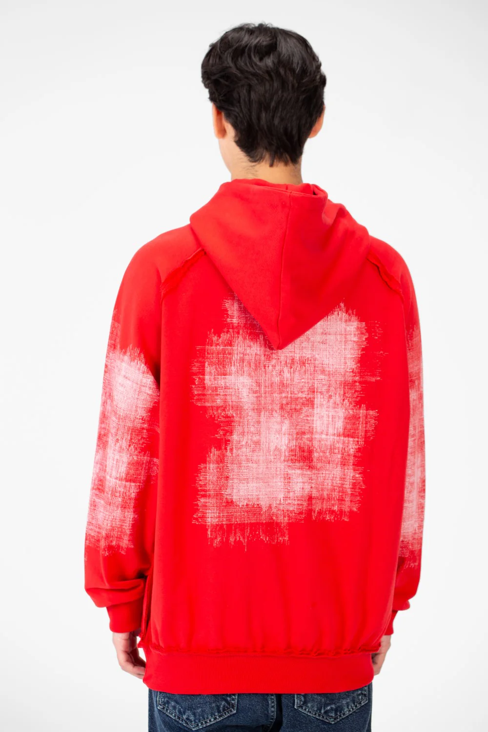Men's Oversize Printed Hoodie Sweatshirt - Image 14