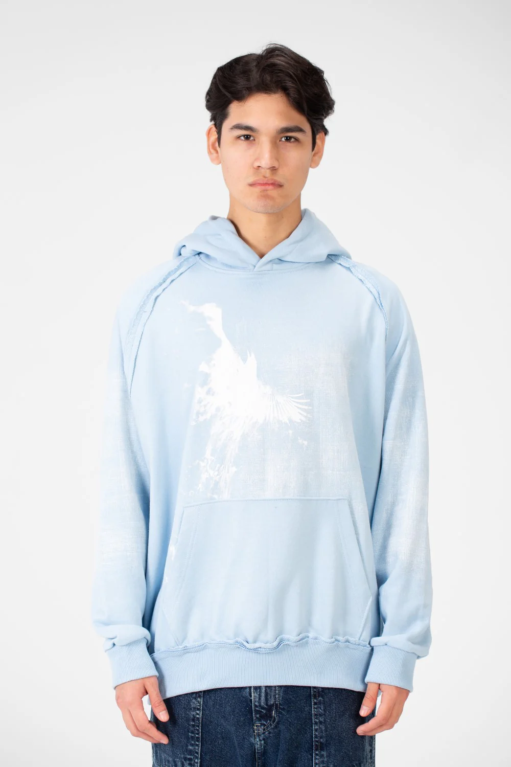 Men's Oversize Printed Hoodie Sweatshirt - Image 9