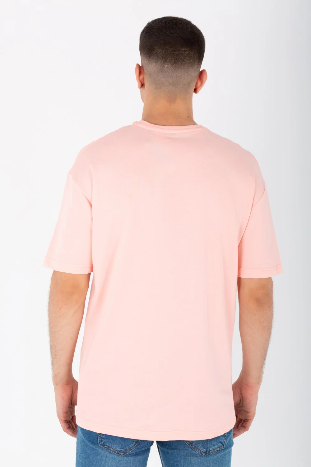 Men's Oversize Printed T-shirt With A Round Neck And Summer Melton Material - Image 17