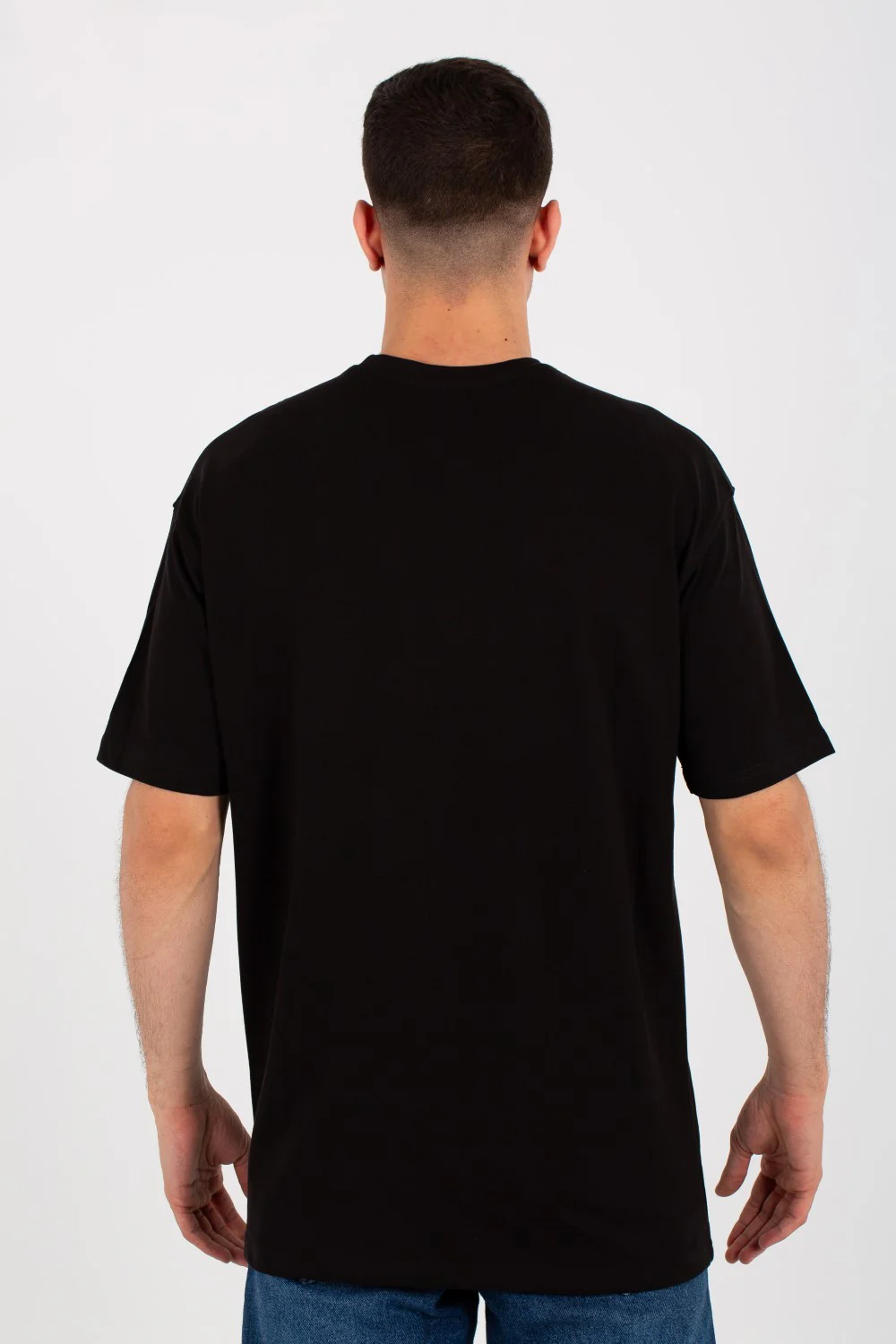 Mens Oversize Round T-shirt With Tomato Print On The Front - Image 2