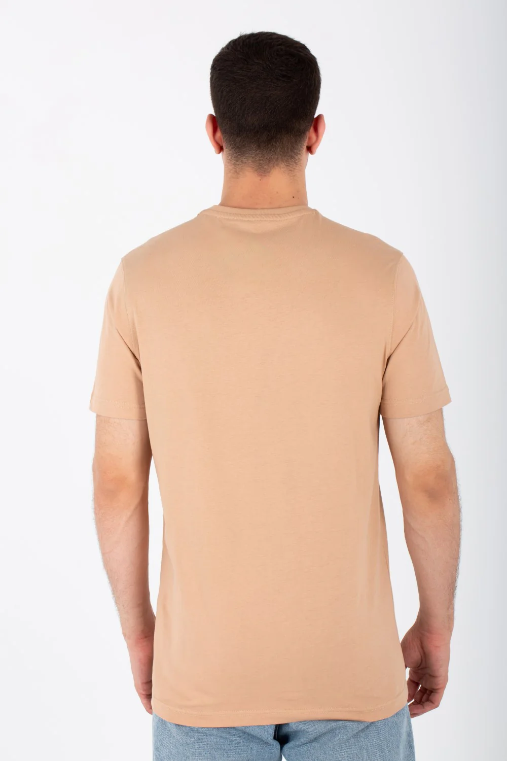 Mens Oversize T-shirt With A Round Neck And A Rabbit Print On The Front - Image 2
