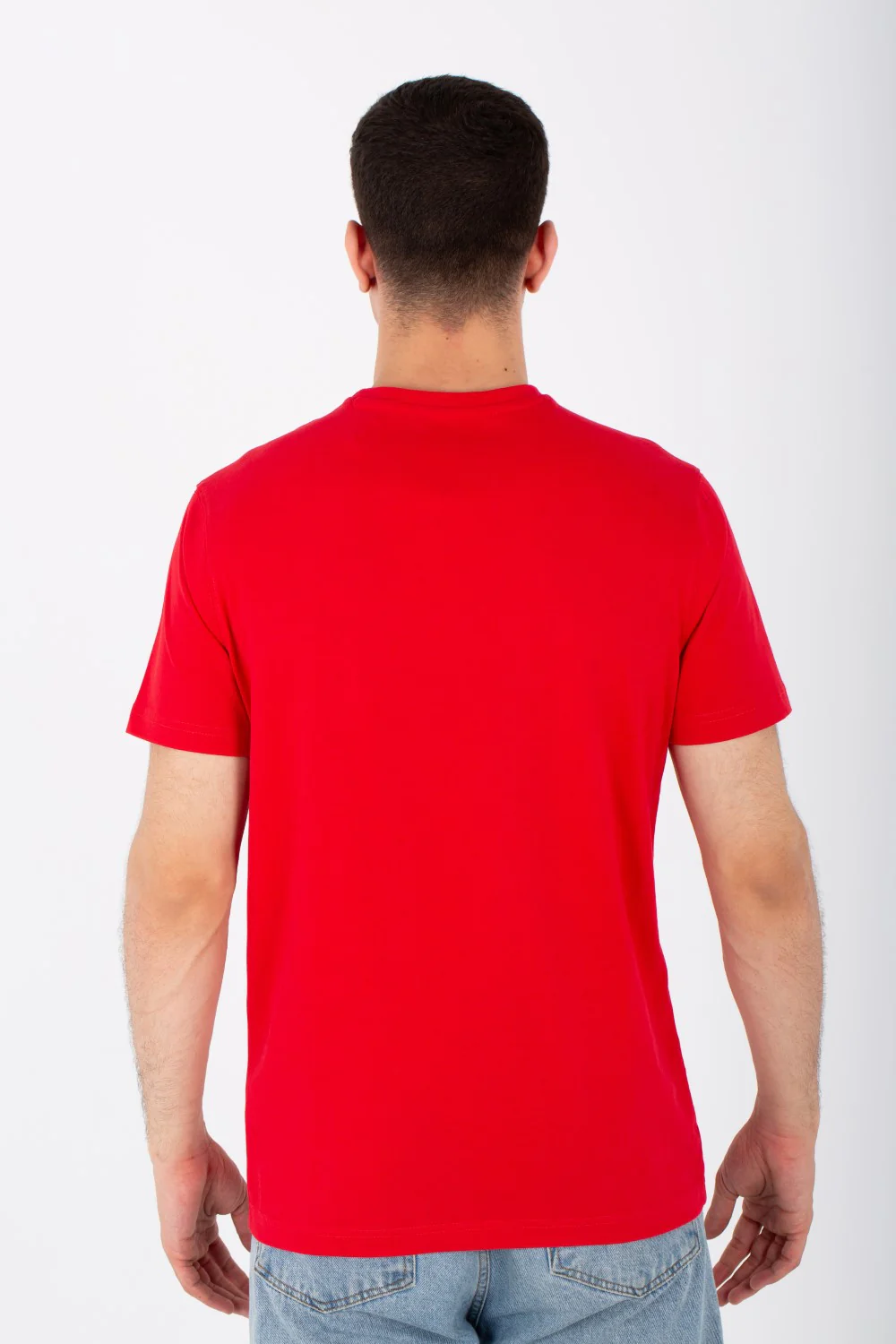 Mens Oversize T-shirt With A Round Neck And A Rabbit Print On The Front - Image 8
