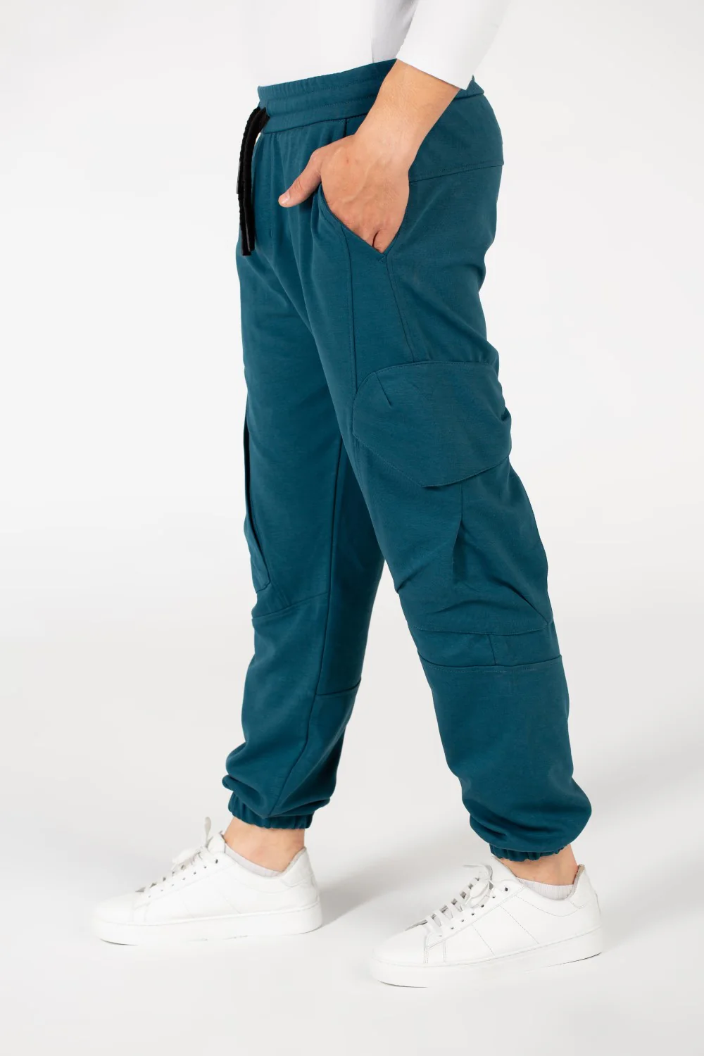 Men's Oversized Elastic Waistband Sweatpants - Image 16