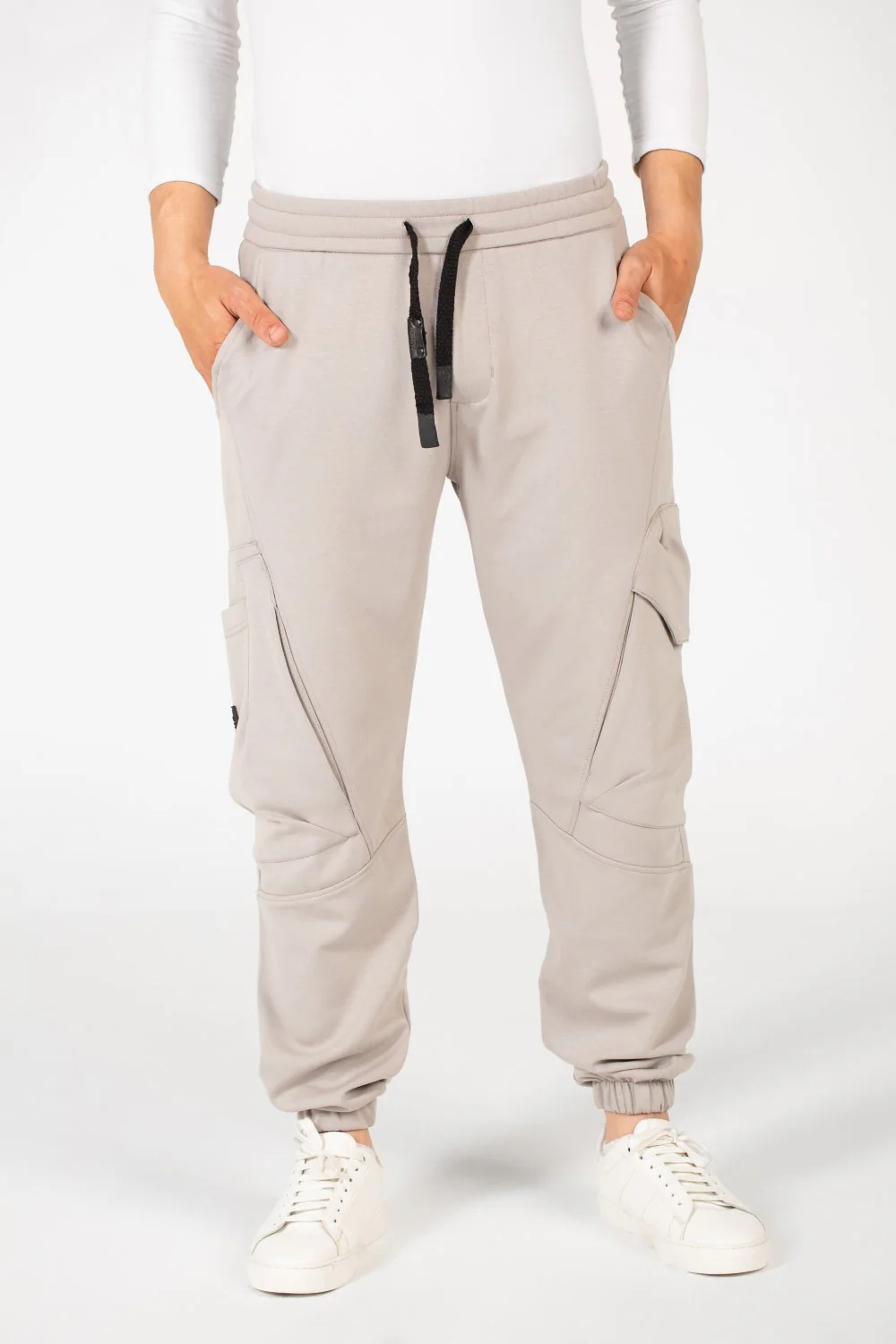 Men's Oversized Elastic Waistband Sweatpants - Image 17