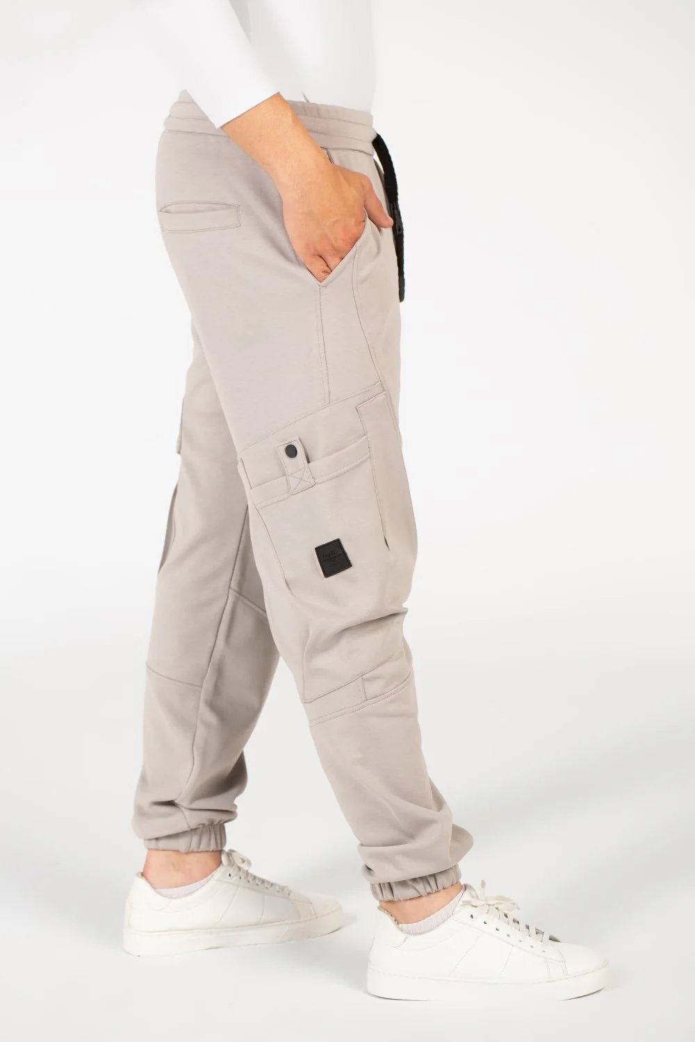 Men's Oversized Elastic Waistband Sweatpants - Image 19