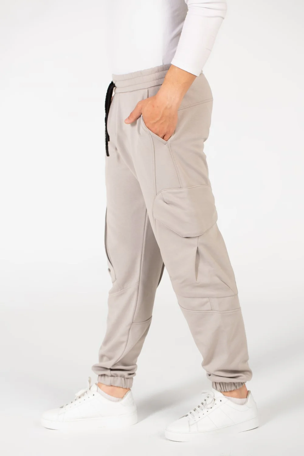Men's Oversized Elastic Waistband Sweatpants - Image 20