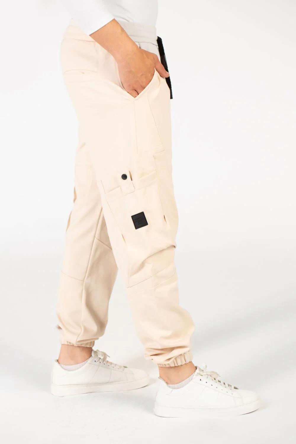 Men's Oversized Elastic Waistband Sweatpants - Image 3