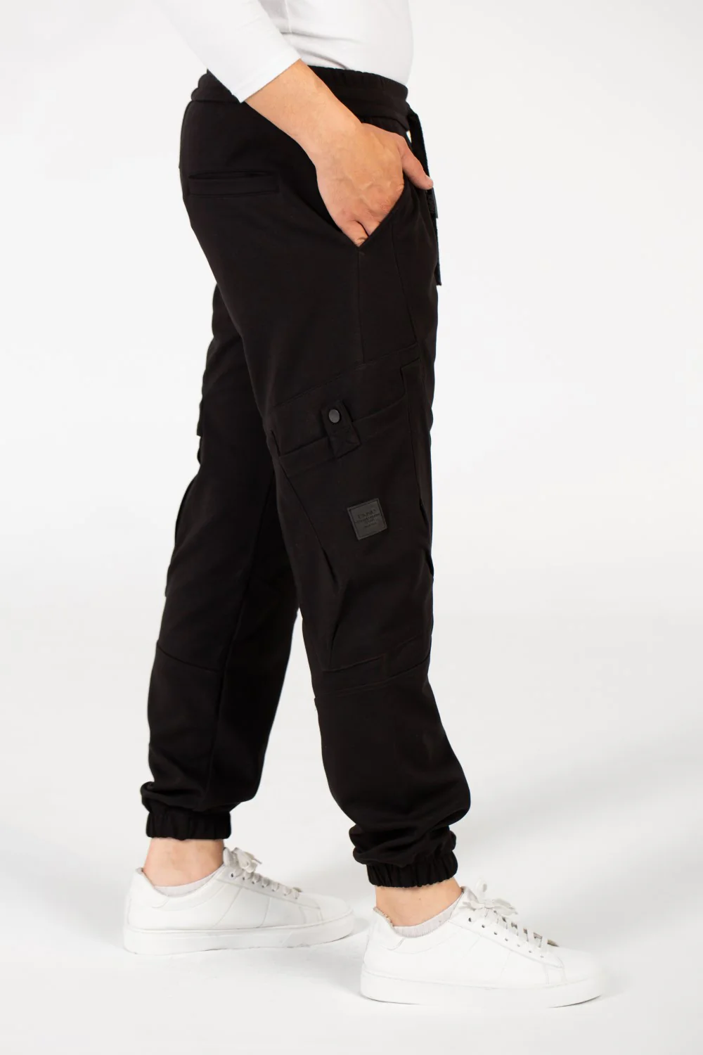 Men's Oversized Elastic Waistband Sweatpants - Image 7