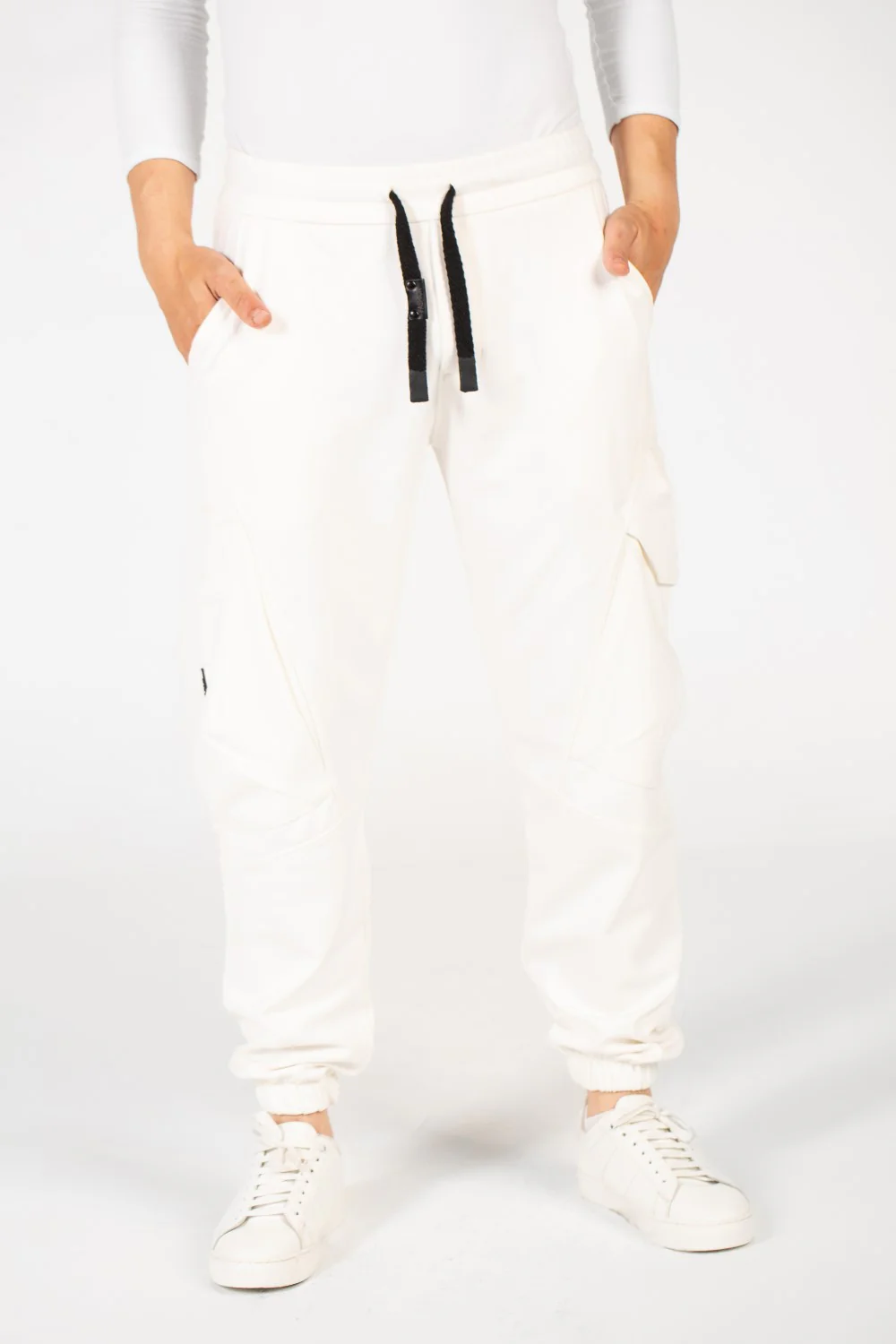 Men's Oversized Elastic Waistband Sweatpants - Image 9