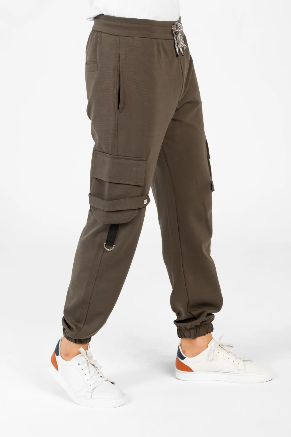 Men's Oversized Elastic Waistband Sweatpants - Image 11