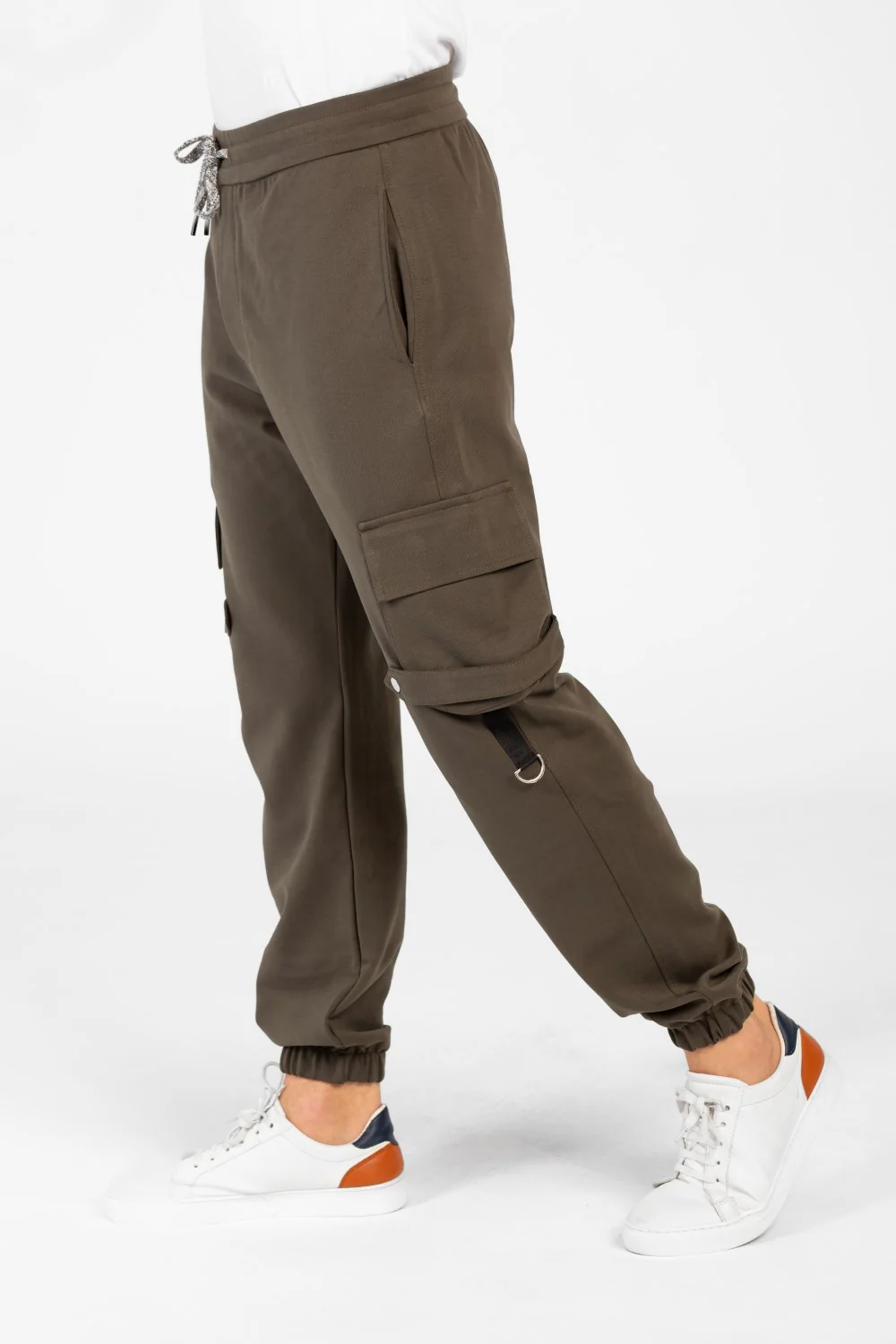 Men's Oversized Elastic Waistband Sweatpants - Image 12