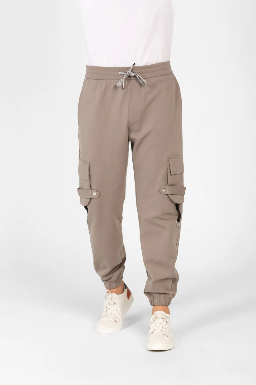 Men's Oversized Elastic Waistband Sweatpants - Image 13