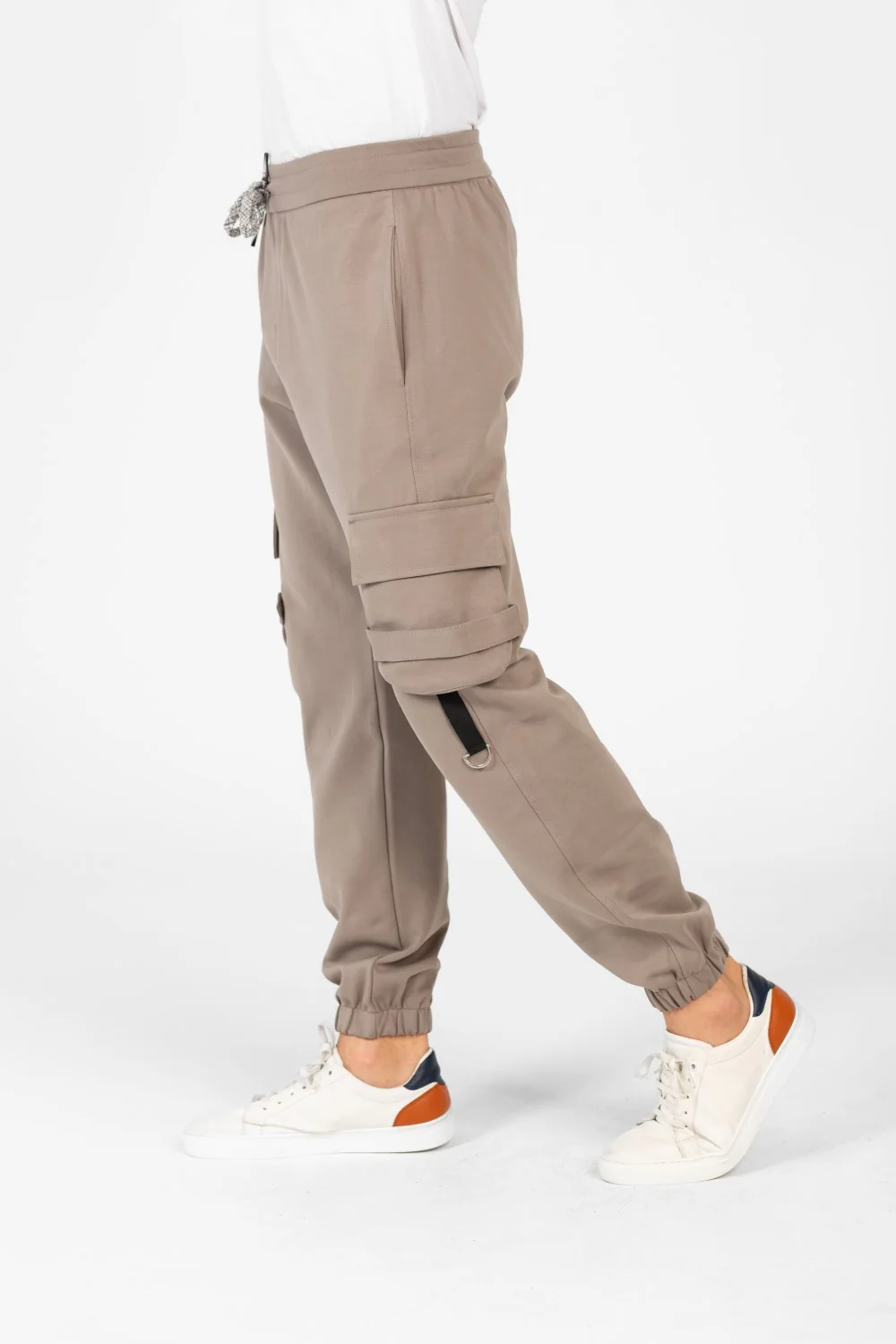Men's Oversized Elastic Waistband Sweatpants - Image 16