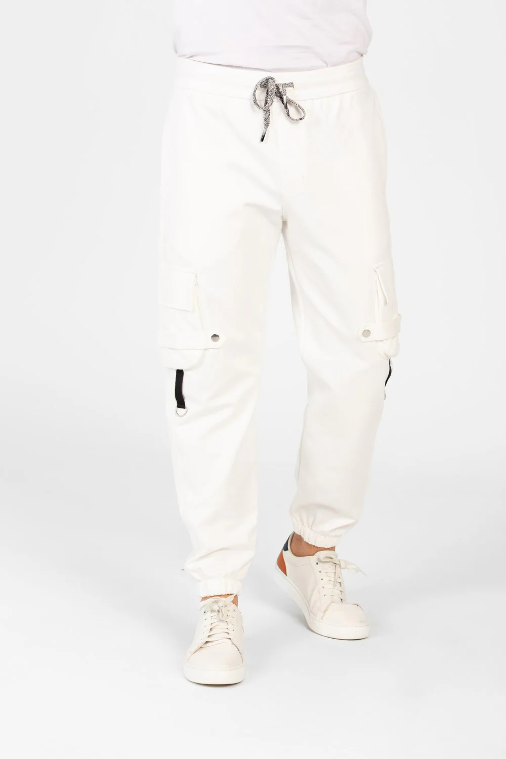 Men's Oversized Elastic Waistband Sweatpants - Image 17