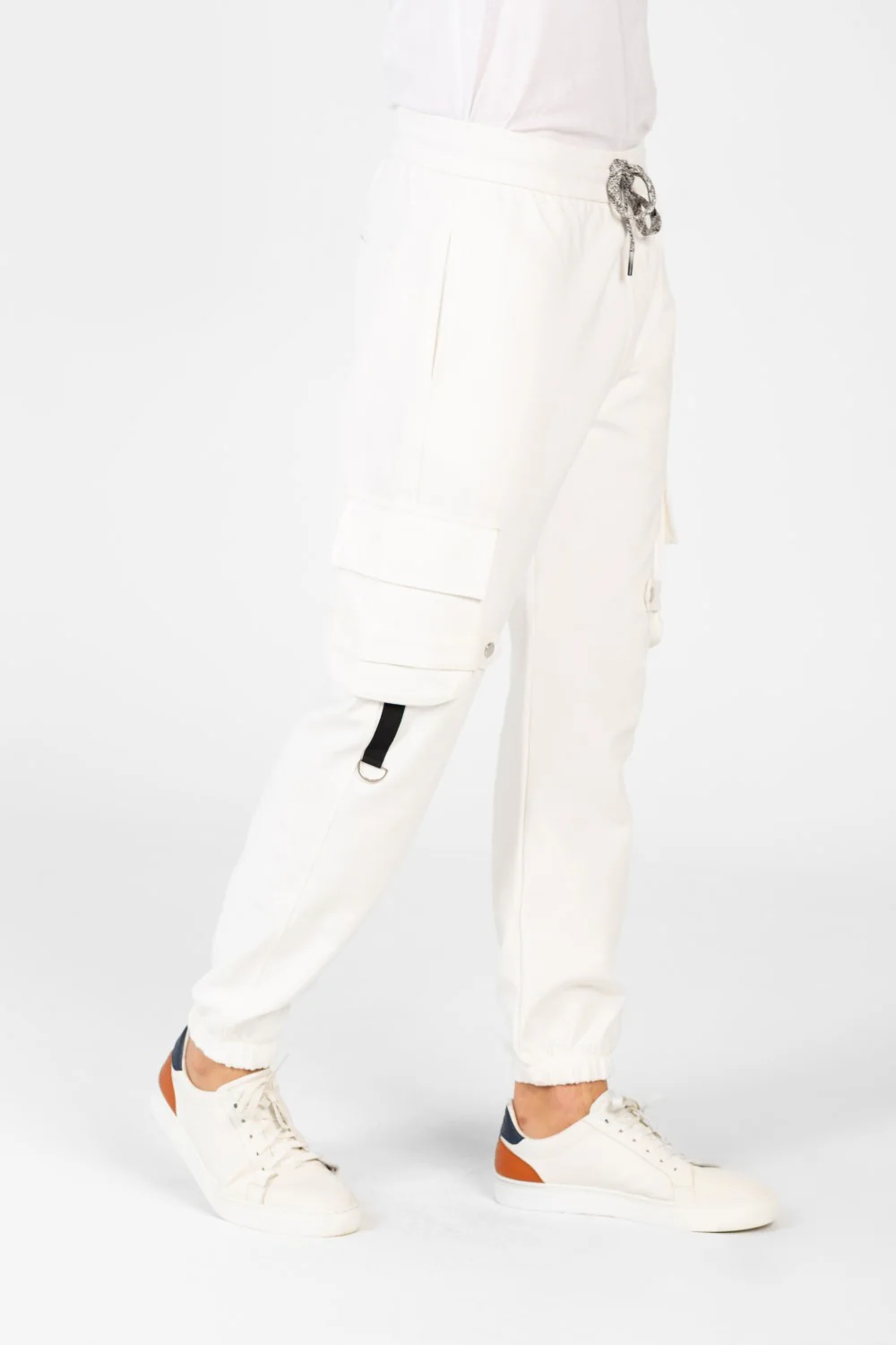 Men's Oversized Elastic Waistband Sweatpants - Image 19