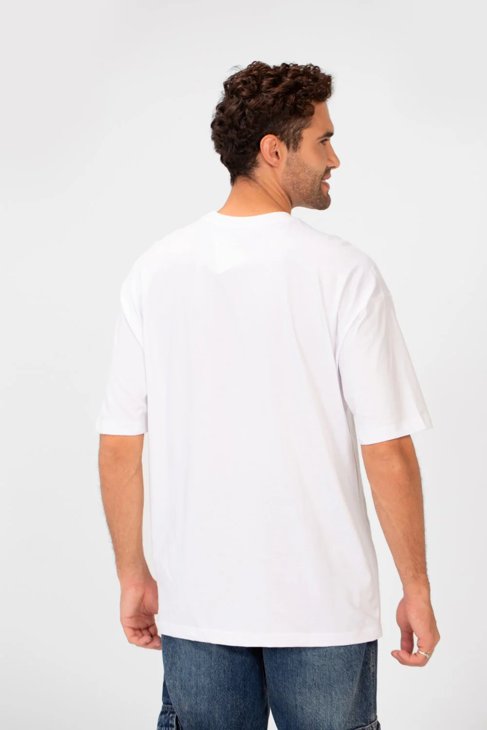 Men's Oversized Front Print Half Sleeve Round Neck Summer T-shirt - Image 10