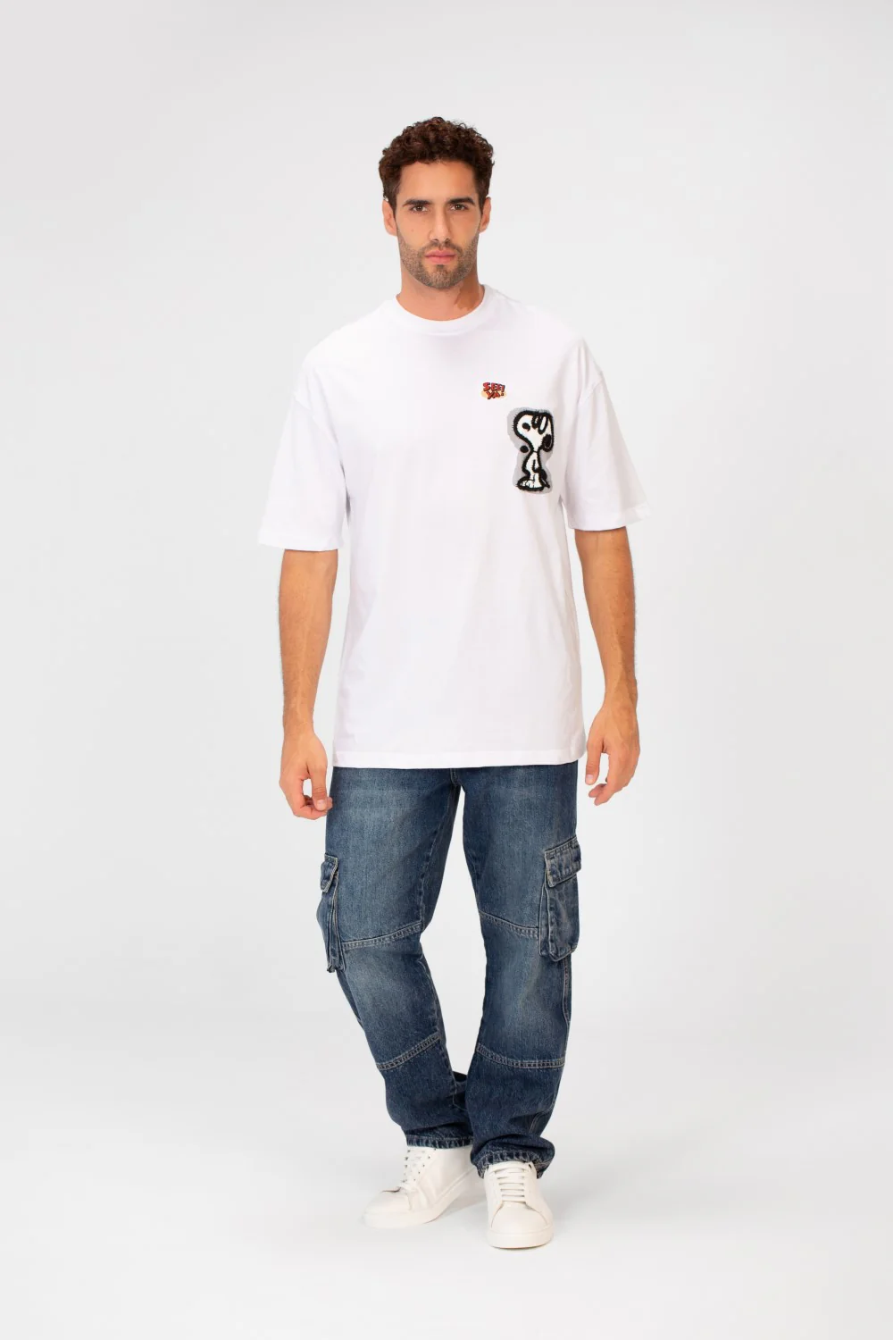 Men's Oversized Front Print Half Sleeve Round Neck Summer T-shirt - Image 12